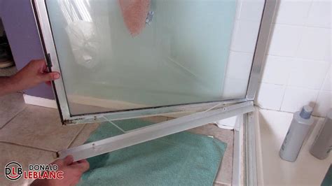 How to Repair a Leaky Shower Door